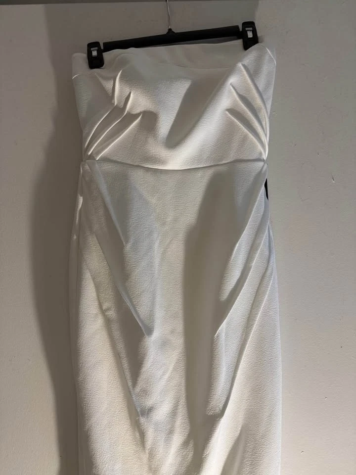 slim fit dress slacks Manhattan Slip Formal Dress Gold