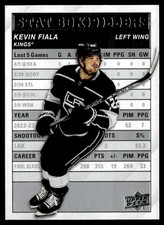 2023-24 Upper Deck Stat Box Fillers Kevin Fiala Rookie Los Angeles Kings #SB-2
