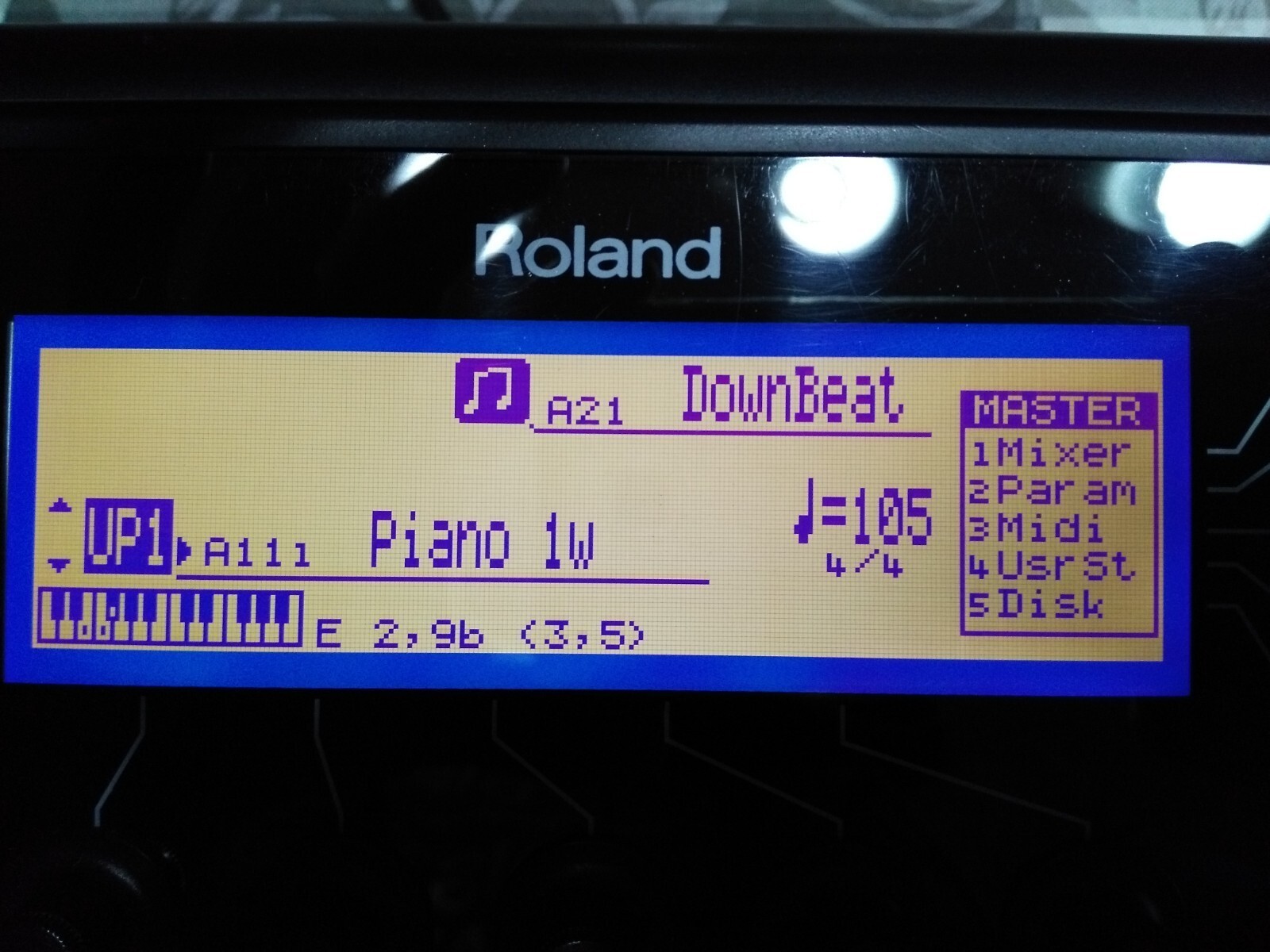 New For Roland E96 G600 Blue LCD Screen Display