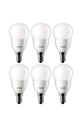 6x Philips LED Leuchtmittel E14 CorePro Tropfen 7W= 60W mat 806lm warmweiß 2700K