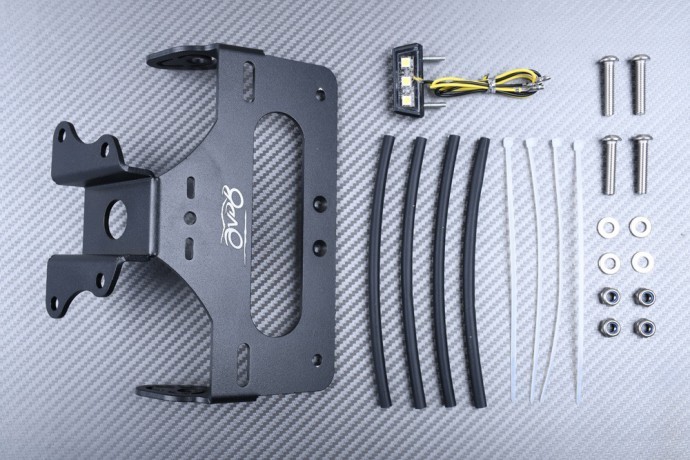 Support de plaque AVDB anti-vibrations avec catadioptre fixe pour YAMAHA MT09 TRACER 2015-2017