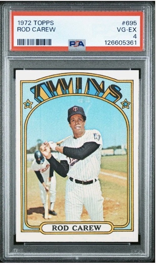 1972 Topps PSA 4 VG-EX #695 Rod Carew, New Slab! High Number!