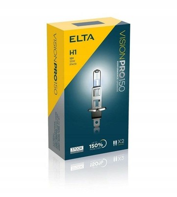 Elta H1 weiß 448 Visionpro 150 % Upgrade Auto Scheinwerfer Birnen 12 V 55 W Doppelpack