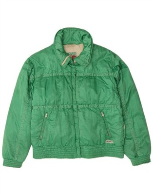 Icarus Damen wattierte Jacke UK 14 Medium grün Polyamid DO09