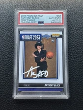2023 Panini Instant Anthony Black Draft Night Rookie PSA Auto 10 #DN6