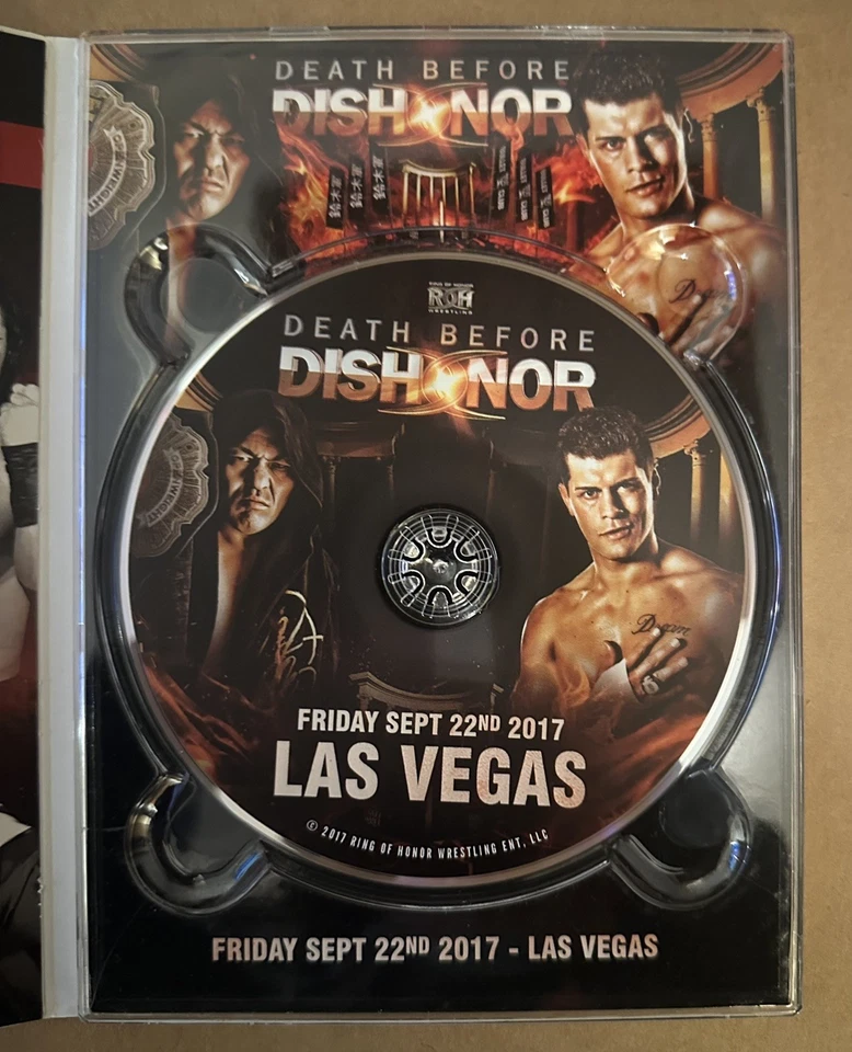 ROH Death Before Dishonor 2017 DVD Wrestling Cody Rhodes Suzuki NJPW AEW WWE PWG - Image 3 of 3