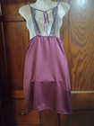 LINEA DONATELLA LADIES BABYDOLL SLEEP WEAR SIZE LARGE COLOR BURGUNDY — photo 3