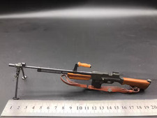 Handmade 1:6 WWII Soldier Army Metal M1918A2 Browning Automatic Rifle Wooden Toy