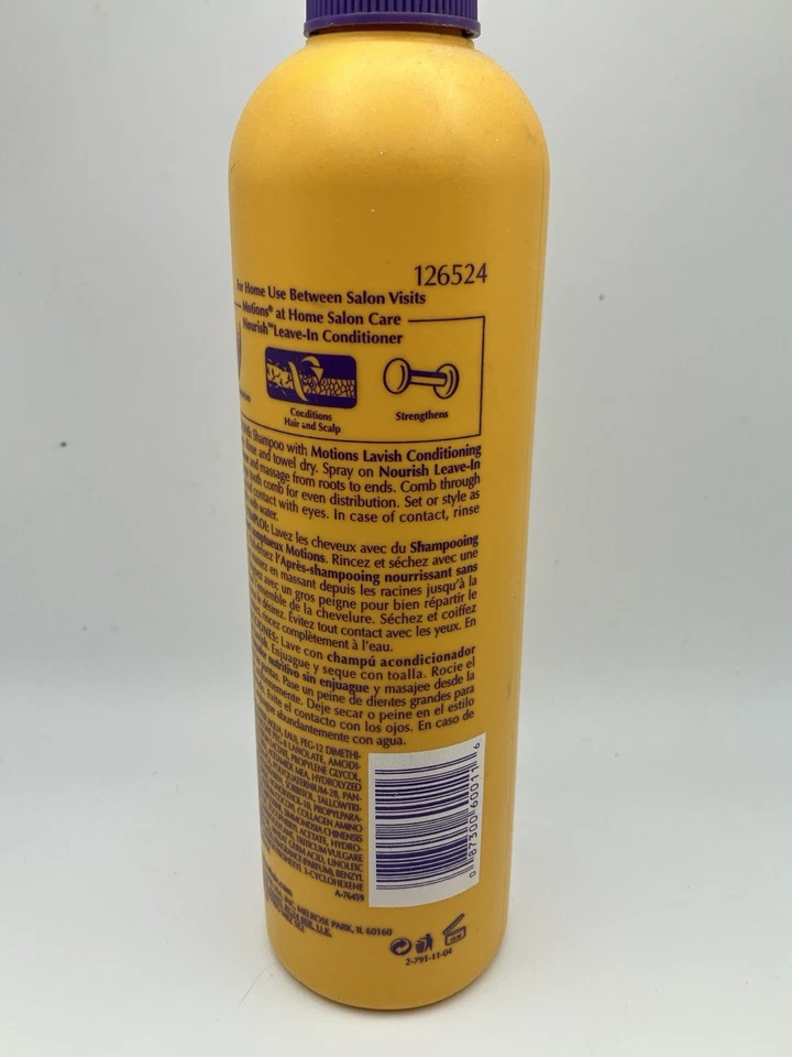 Spray acondicionador sin enjuague nutritivo para salón en casa Motions 12 fl. Oz Keep the Look Foto 3 de 3