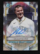 2021 Bowman Draft Bowman Draft Night Auto 97/99 Henry Davis #BDN-1 Auto r1i