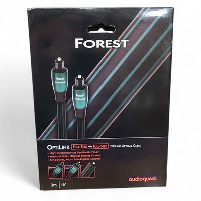 AudioQuest Forest OptiLink Optical Cable 3m 10ft Toslink Digital Audio High-Res