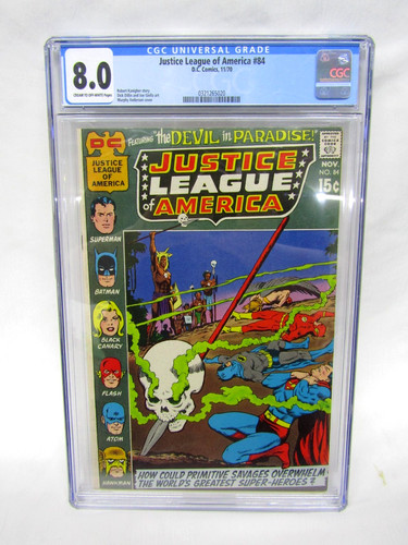 Justice League Of America 84 DC Comics 1970 - CGC 8.0
