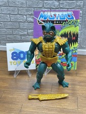 Mer-Man 100% Complete He-Man Masters of the Universe MOTU 1984 Vintage Action.