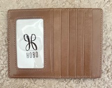 Nwt Hobo International Euro Slide Leather Card Wallet, Cashmere