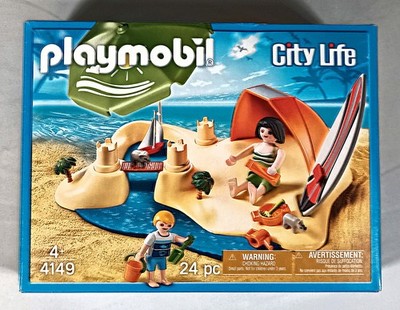 Playmobil City Life 4149, Strandbesuch/ Strandurlaub, B-Ware