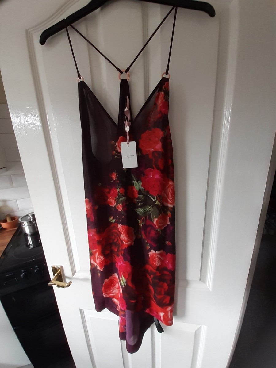 Ted Baker Juxtapose Rose Cover Up Size Medium BNWT