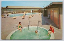 Walnut Creek Manor Hydrotherapy Pool California Vintage Postcard SC8878