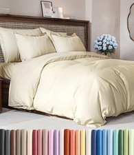 Duvet Cover Queen Size Set - Extra Soft Queen Duvet Cover 90" x 90" with 2 Pi...