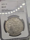 1879-P Morgan Silver Dollar ~ NGC MS62 Toned $1 US Coin ☆ Check My Store Out