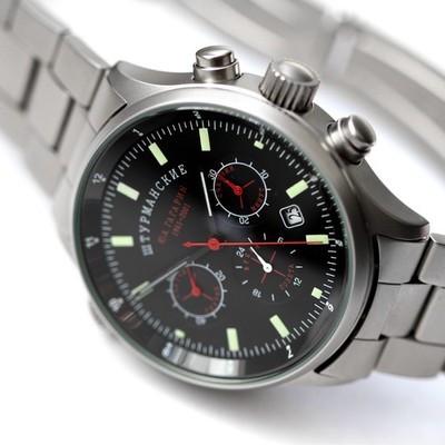Sturmanskie Gagarin Chronograph mechanisch POLJOT 31681/1743458 XL