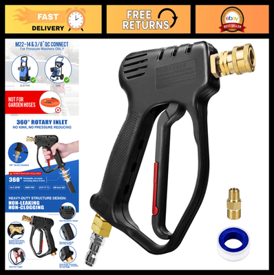 #ad High Power 4000 PSI Pressure Washer Gun 10.5 GPM Foam Spray with Quick Connect $39.99