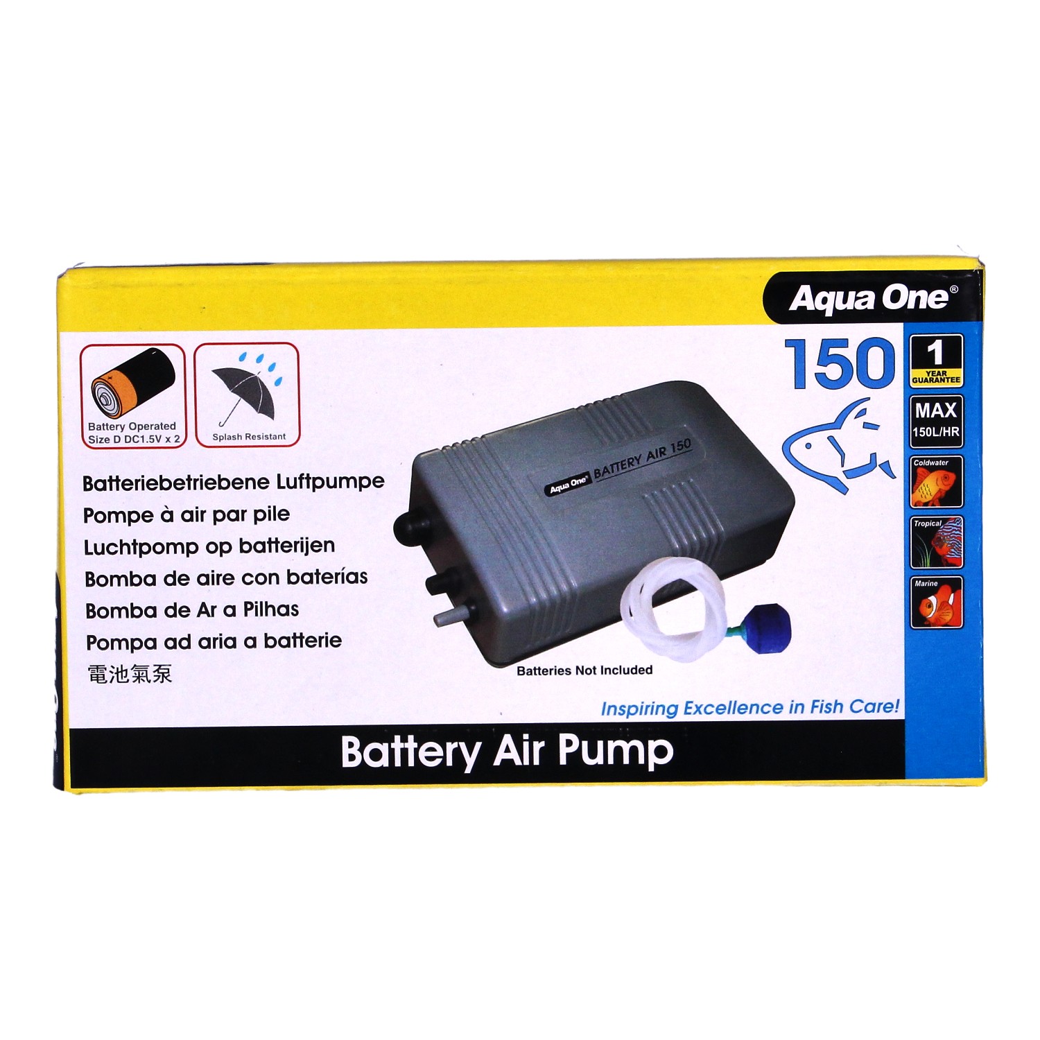 Aqua One Battery Air Pump 150 | Aquarium Fish Tank - Image 3