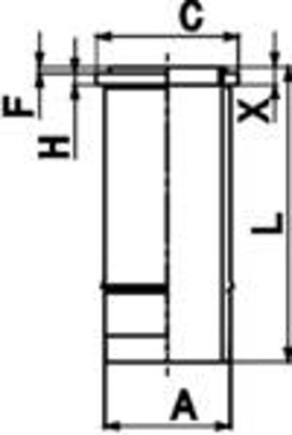KOLBENSCHMIDT Zylinderlaufbuchse 89599110