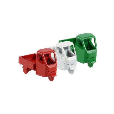 Spur H0 Dreirad LKW Pritsche 3er Set