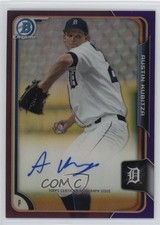 2015 Bowman Chrome Prospects Purple Refractor 47/250 Austin Kubitza Auto 1r6e
