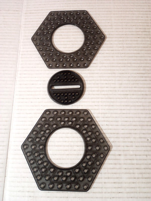 VEX Hexbug Robotics Plastic Replacement Expansion Parts Lot Of 3 Circle Hexagon