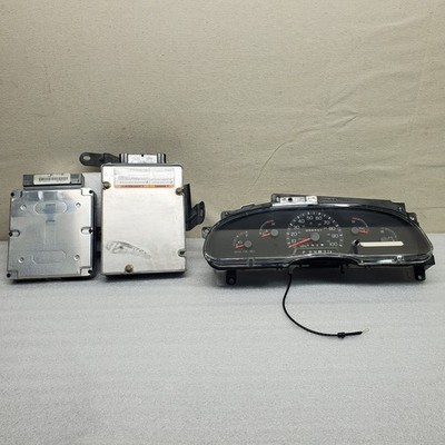1998 Econoline E350 Diesel Injection  Driver Module IDM + ECM + Cluster 7.3L 