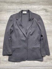 Butte Grey Button Up Blazer Jacket Charcoal