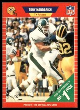 1989 Pro Set Tony Mandarich Rookie Green Bay Packers #495