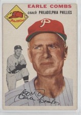 1954 Topps Earle Combs #183 HOF 16ez