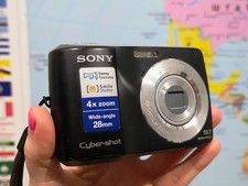 Sony Cyber-shot DSC-S3000 10.1MP CCD Digital Camera - Black Fully Working