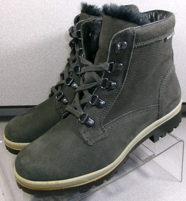 ZORAH LMMSBT90 MEN SHOE SIZE 7 M (EURO 4.5) GRAY NUBUCK LACE UP BY MEPHISTO