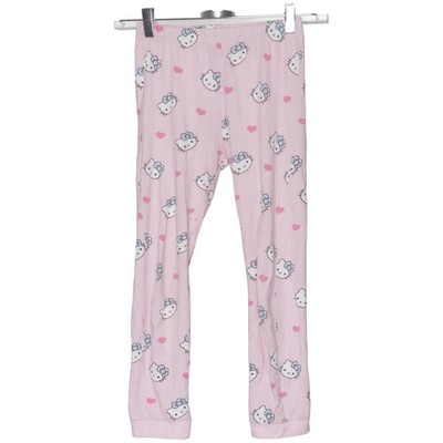 Hello Kitty, Pyjamahose, Größe: 122/128, Pink/Weiß, Baumwolle, Print #kcq
