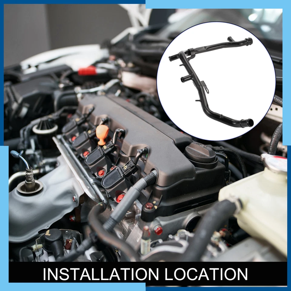 Paquete (1) Tubo de agua refrigerante radiador Nº06A121065AK para Volkswagen Beetle 1,8 L Foto 2 de 4