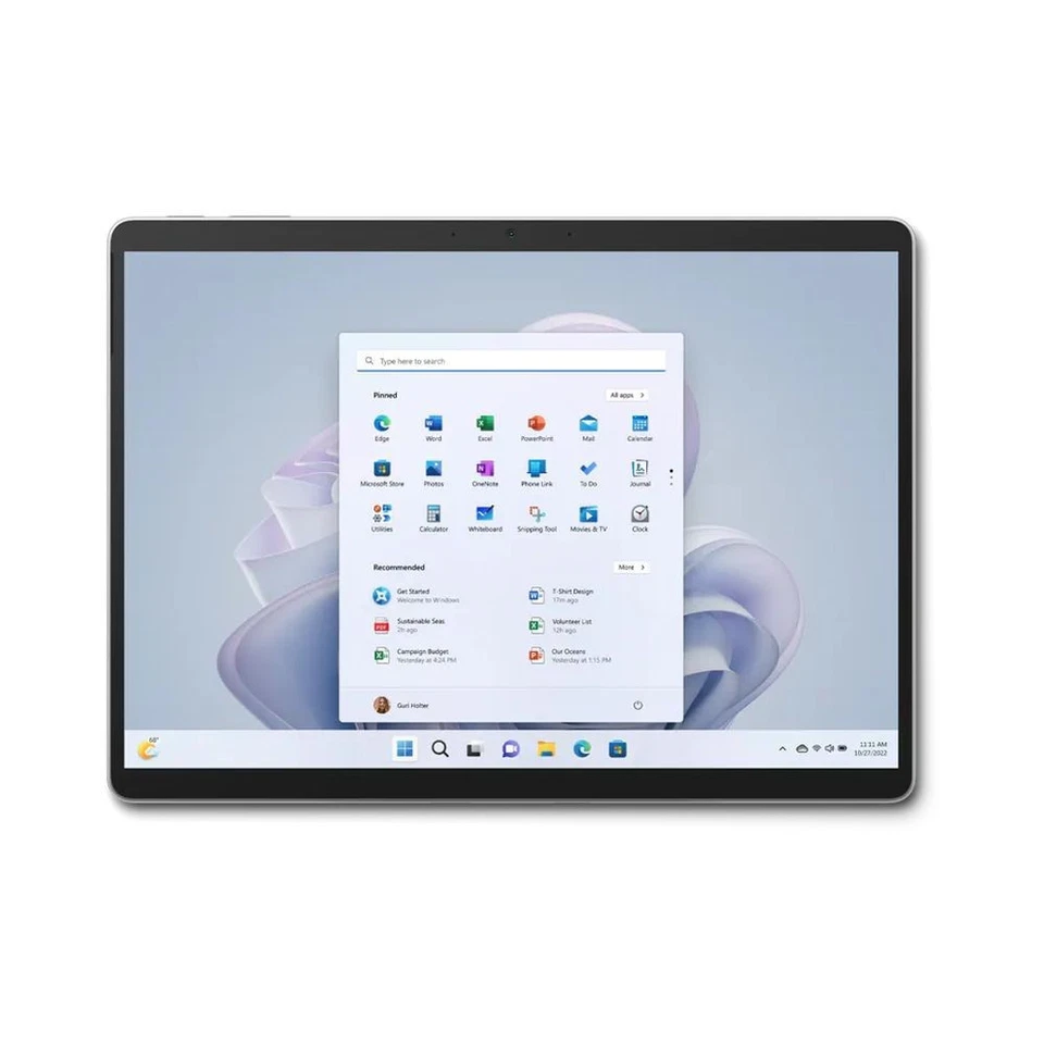 Microsoft Surface Pro 9 Intel i5-1245U 13" 3K UHD 8GB 256GB SSD W11 Pro Tablet - Image 2 of 4