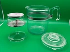 Vintage Pyrex MCM Flameware Glass Coffee Pot Percolator 9 Cup 7759 B Complete