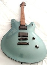 Squier Contemporary Active Starcaster, Ice Blue Metallic Finish, roasted neck