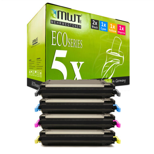 5x MWT ECO Patrone für HP Color LaserJet 4600-N 4650-HDN 4600-HDN 4650-DN - Bild 1 von 3