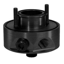 Moroso 23690 Chevy V8 Billet Oil Cooler Adapter With 12 Npt Inlet Outlet