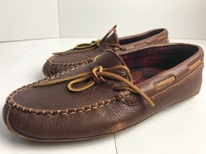 flannel lined mens slippers