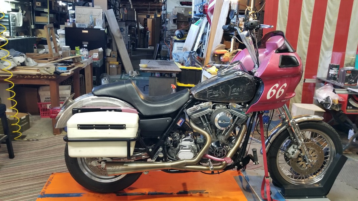 black FXR side covers + hardware 2000 FXR4 Harley FXRT FXRP FXLR