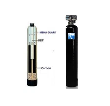 Fleck 5600 1.5 cu ft Whole House Water Filter Catalytic/GAC + KDF 85 Iron Filter