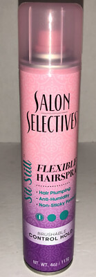 Salon Selectives #1 Flexible Hairspray-Hair Pumping/Anti Humidity/Non Sticky NEW