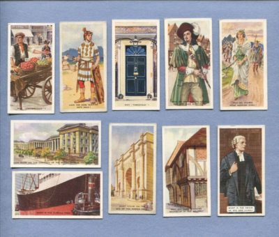 1939 CARRERAS LTD CIGARETTES DO YOU KNOW? 10 DIFFERENT TOBACCO CARD LOT