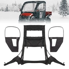 For Kawasaki Mule 600 610 XC 2005-16 UTV Cabin Cab Enclosure Set Canopy Cover
