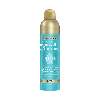 OGX Shine + Revitalize Argan Oil Of Morocco  Dry Oil Mist Silk Proteins 5oz NEW